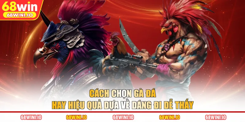 Cách chọn gà đá hay hiệu quả dựa về dáng đi dễ thấy