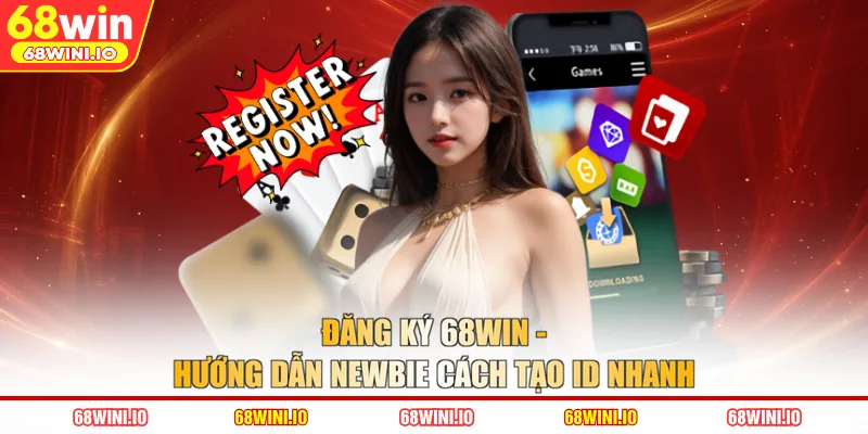Đăng Ký 68WIN - Hướng Dẫn Newbie Cách Tạo ID Nhanh