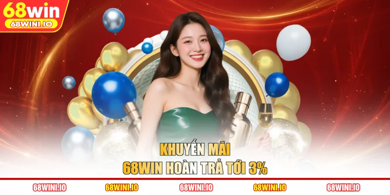 Khuyến mãi 68WIN hoàn trả tới 3%